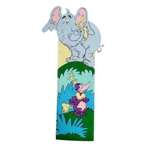 Vintage 90s Dr Seuss Bookmark Horton Hears Who Whoville 1998 Steller Gifts 10604